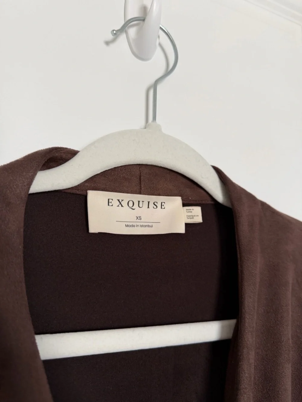 NEW Anthropologie Exquise The Tobie Faux-Suede Shirt Dress - Picture 5 of 10